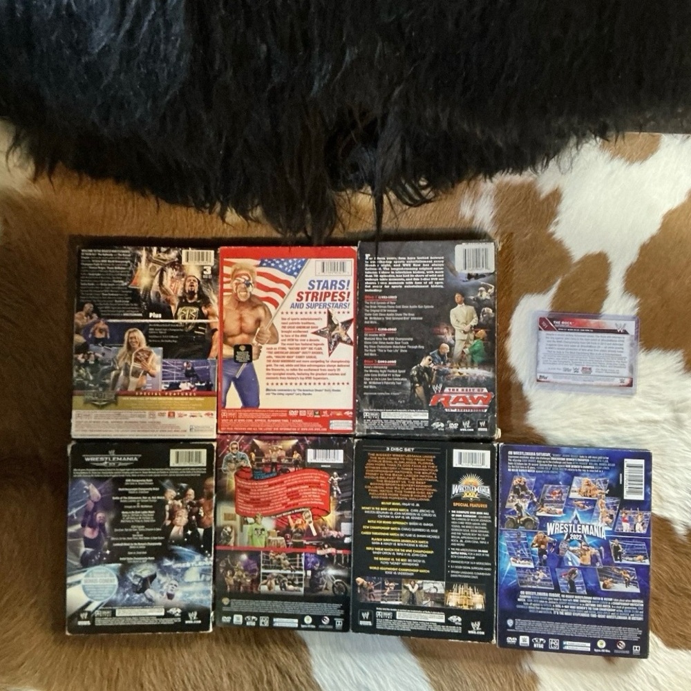 WWE DVD Collection Seven Collector Edition 22 Discs The Rock Card (Description)! - Picture 2 of 10